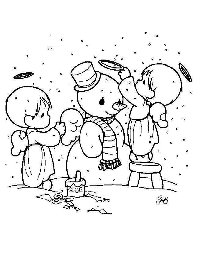 Coloring page: Snowman (Characters) #89291 - Free Printable Coloring Pages