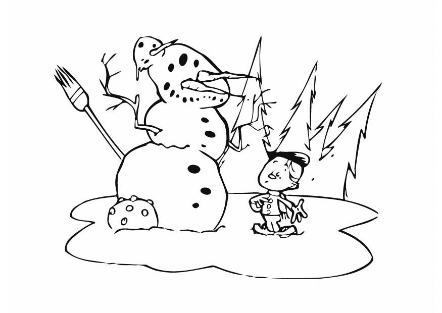 Coloring page: Snowman (Characters) #89292 - Free Printable Coloring Pages