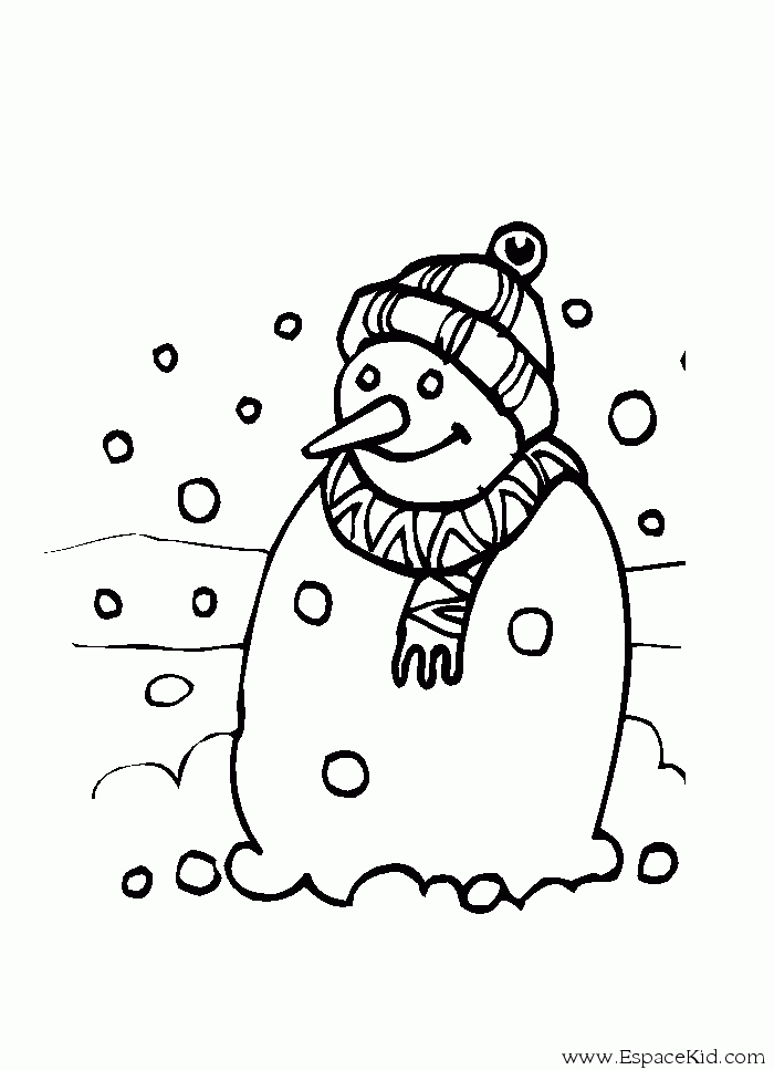 Coloring page: Snowman (Characters) #89294 - Free Printable Coloring Pages