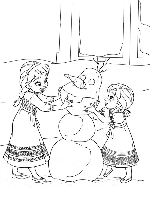 Coloring page: Snowman (Characters) #89312 - Free Printable Coloring Pages