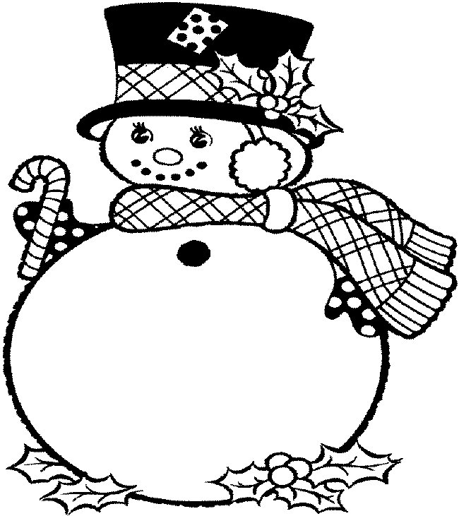 Coloring page: Snowman (Characters) #89343 - Free Printable Coloring Pages