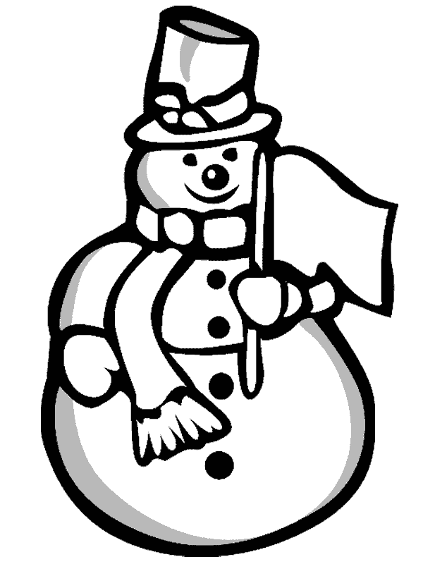 Coloring page: Snowman (Characters) #89352 - Free Printable Coloring Pages