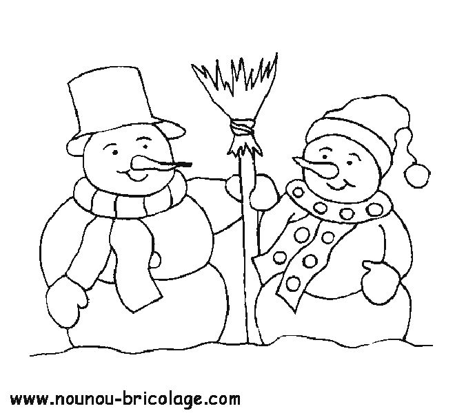 Coloring page: Snowman (Characters) #89355 - Free Printable Coloring Pages