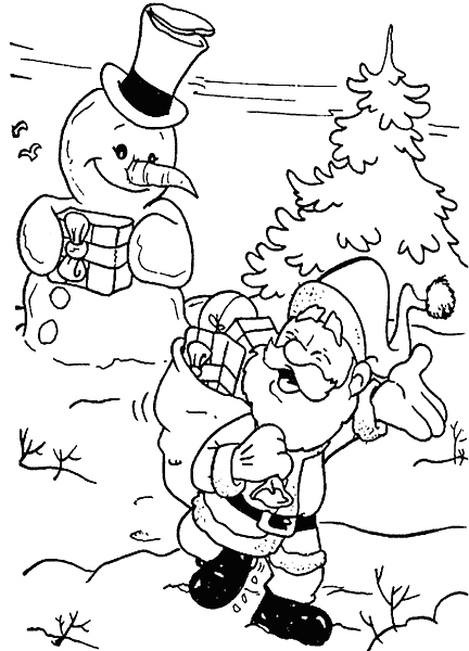 Coloring page: Snowman (Characters) #89358 - Free Printable Coloring Pages