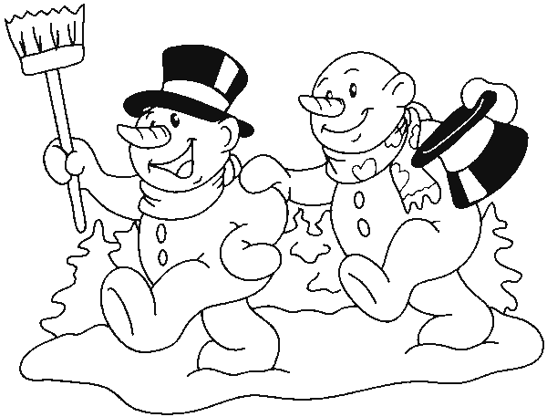 Coloring page: Snowman (Characters) #89374 - Free Printable Coloring Pages