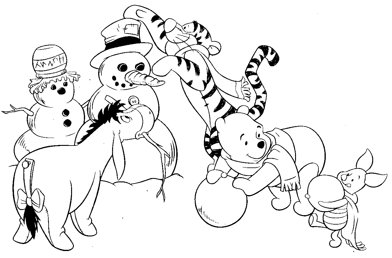 Coloring page: Snowman (Characters) #89413 - Free Printable Coloring Pages