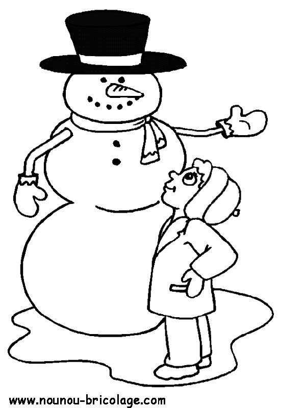 Coloring page: Snowman (Characters) #89426 - Free Printable Coloring Pages