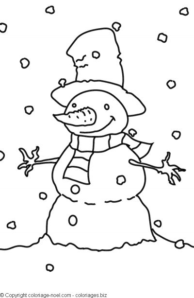 Coloring page: Snowman (Characters) #89467 - Free Printable Coloring Pages