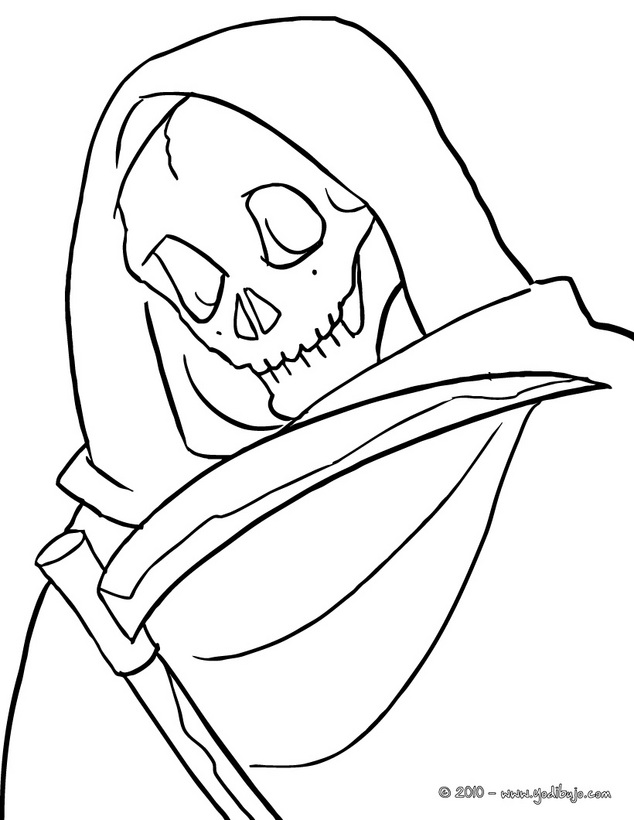 Coloring page: The Death (Characters) #108727 - Free Printable Coloring Pages