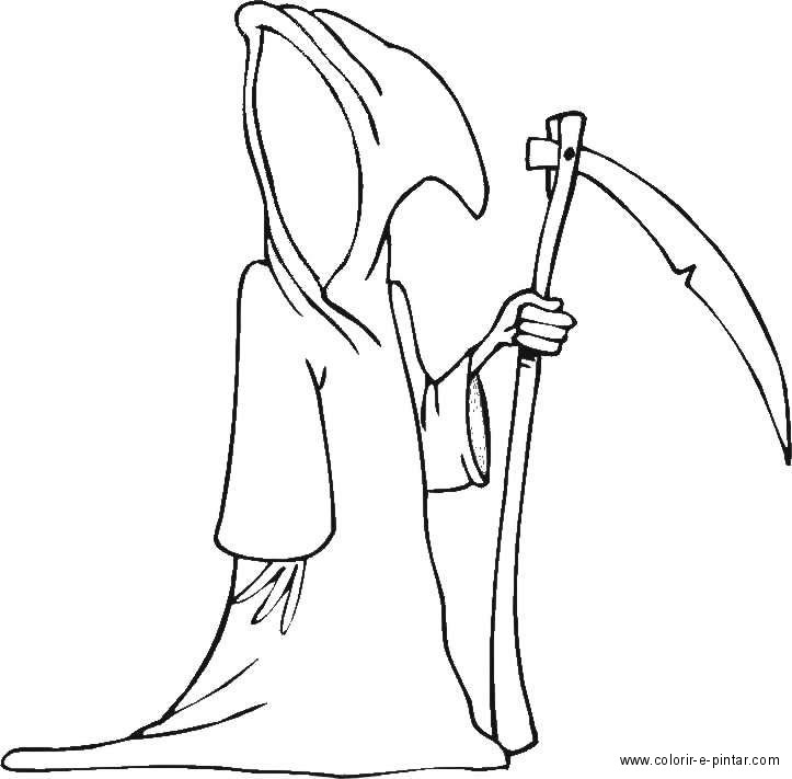 Coloring page: The Death (Characters) #108731 - Free Printable Coloring Pages