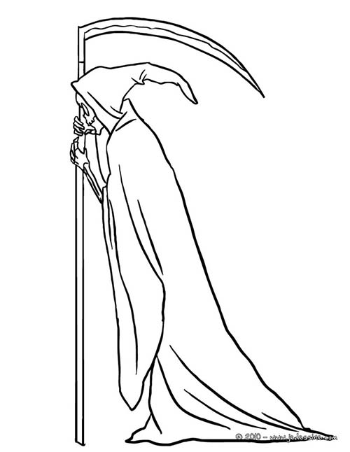 Coloring page: The Death (Characters) #108746 - Free Printable Coloring Pages
