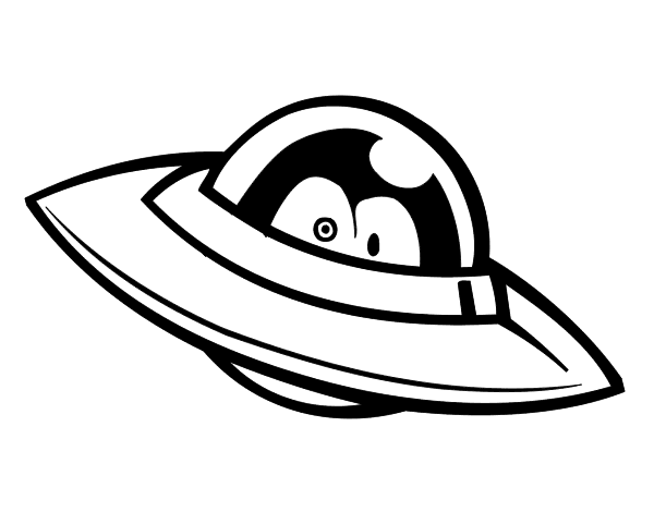 Coloring page: UFO (Characters) #103144 - Free Printable Coloring Pages