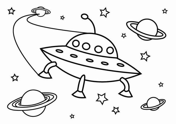 Coloring page: UFO (Characters) #103147 - Free Printable Coloring Pages
