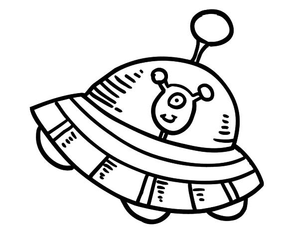Coloring page: UFO (Characters) #103156 - Free Printable Coloring Pages