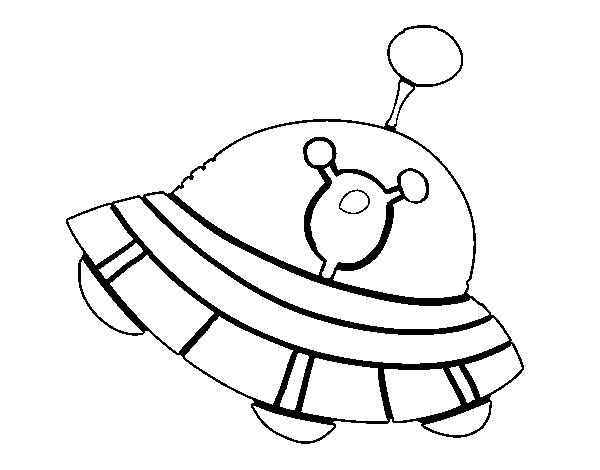 Coloring page: UFO (Characters) #103231 - Free Printable Coloring Pages