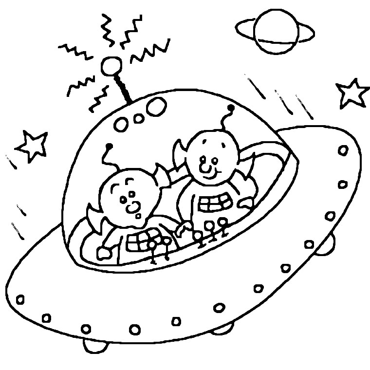 Coloring page: UFO (Characters) #103403 - Free Printable Coloring Pages