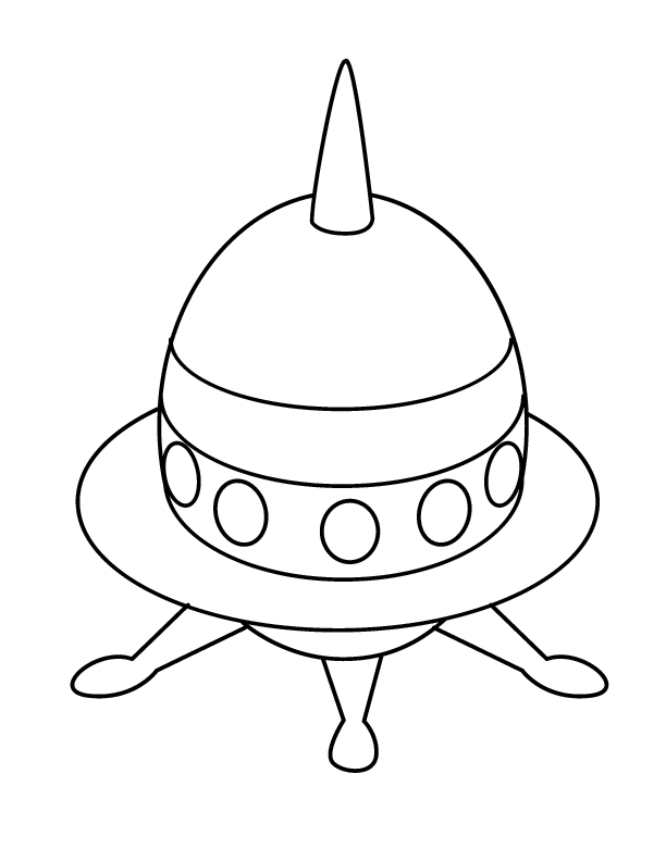 Coloring page: UFO (Characters) #103473 - Free Printable Coloring Pages
