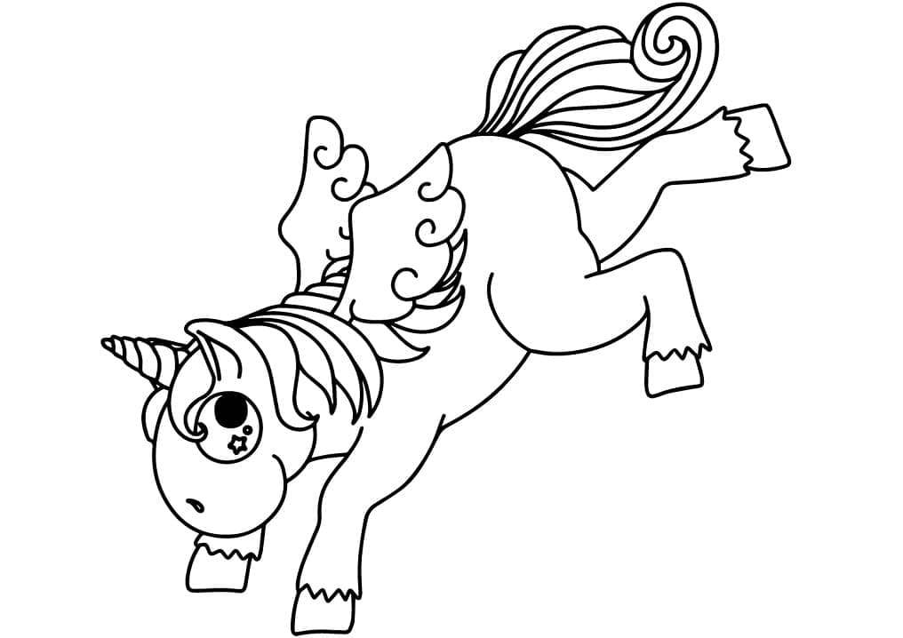 Free printable Unicorn coloring page #171394 from Characters collection Free printable Unicorn coloring page #171394 from Characters collection