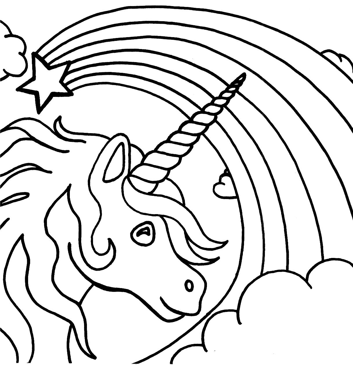 Drawing Unicorn 20 Characters – Printable coloring pages