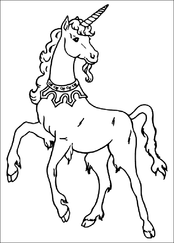 Coloring page: Unicorn (Characters) #19434 - Free Printable Coloring Pages