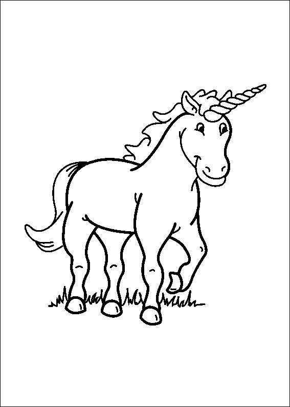 Coloring page: Unicorn (Characters) #19438 - Free Printable Coloring Pages