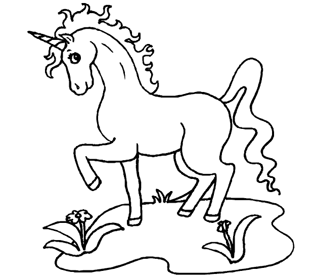 Coloring page: Unicorn (Characters) #19439 - Free Printable Coloring Pages