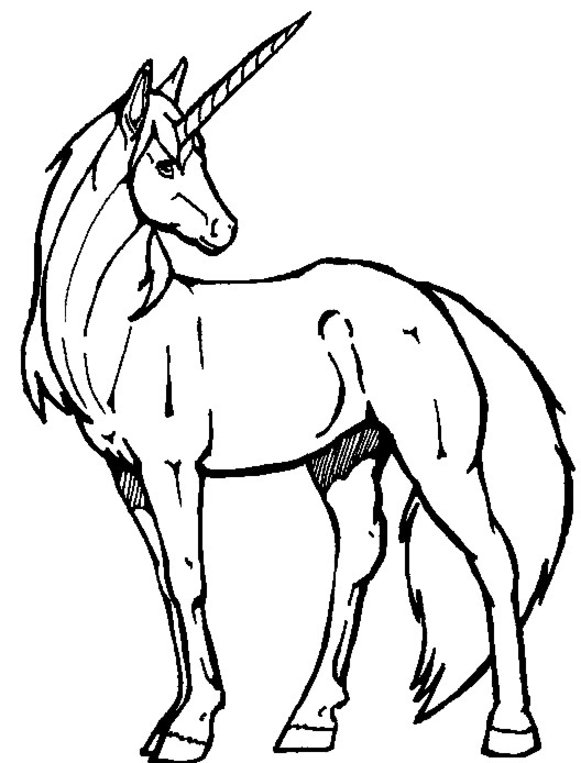 4600 Coloring Page Unicorn Printable  Free