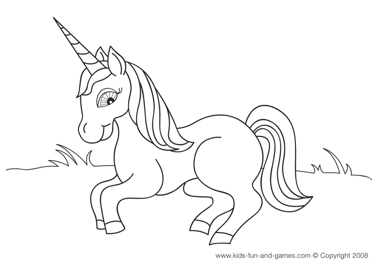 Coloring page: Unicorn (Characters) #19444 - Free Printable Coloring Pages