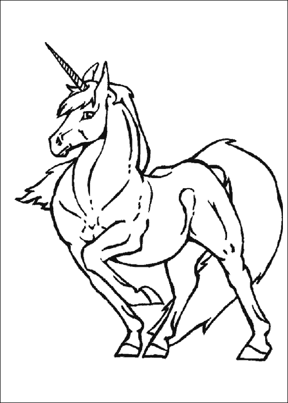 Coloring page: Unicorn (Characters) #19445 - Free Printable Coloring Pages