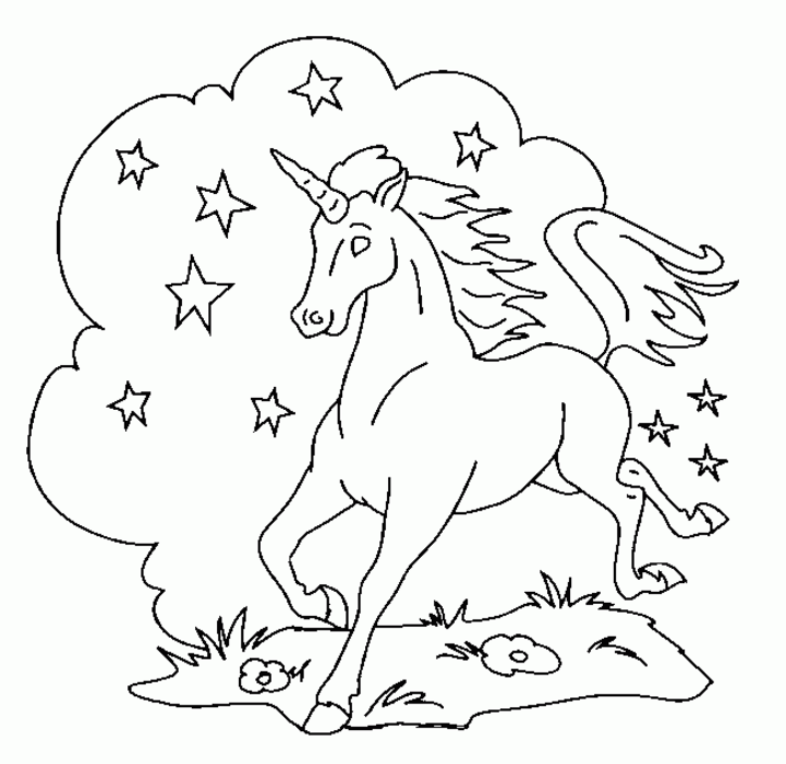 Coloring page: Unicorn (Characters) #19447 - Free Printable Coloring Pages