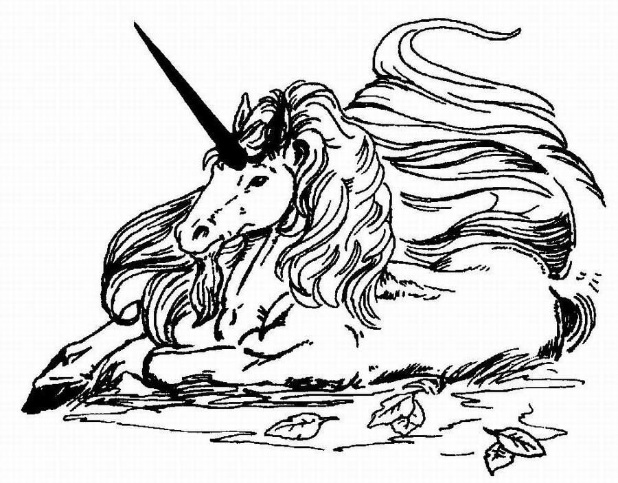 Coloring page: Unicorn (Characters) #19454 - Free Printable Coloring Pages