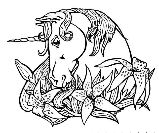 Coloring page: Unicorn (Characters) #19458 - Free Printable Coloring Pages