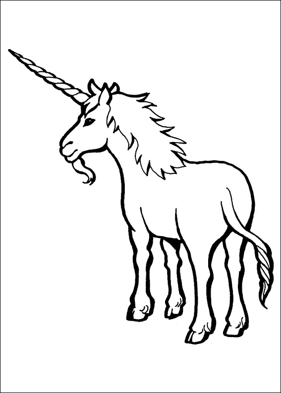 Coloring page: Unicorn (Characters) #19461 - Free Printable Coloring Pages