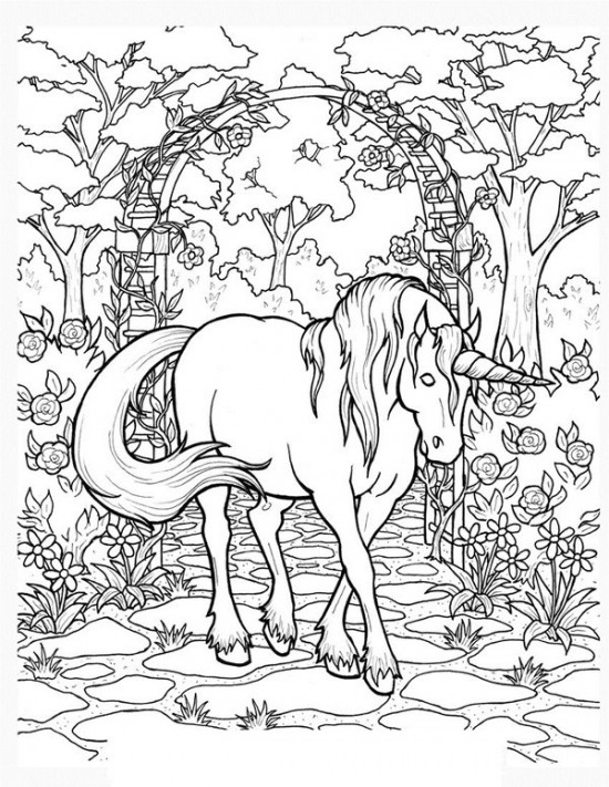 Coloring page: Unicorn (Characters) #19467 - Free Printable Coloring Pages