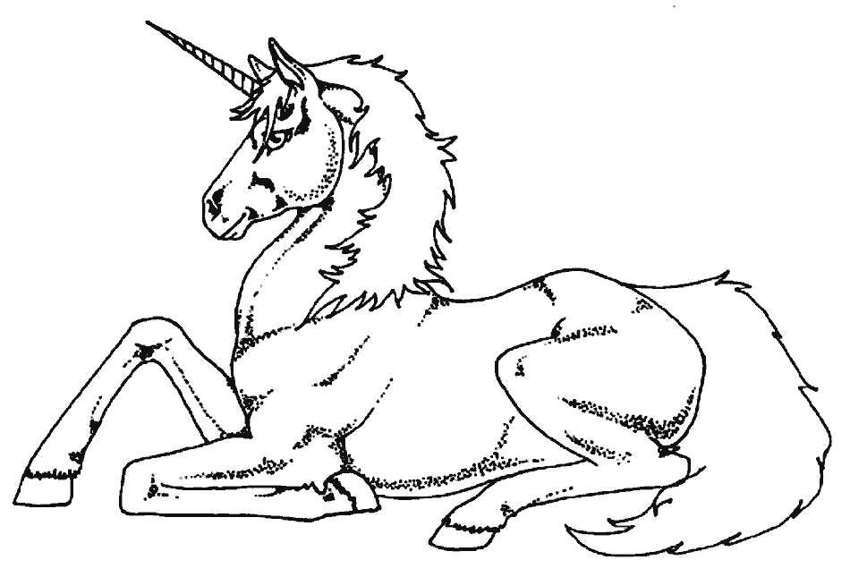 Coloring page: Unicorn (Characters) #19481 - Free Printable Coloring Pages