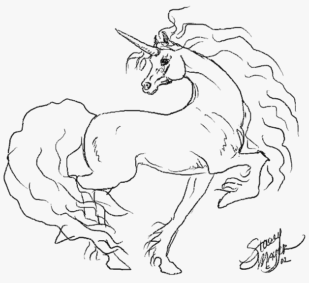 Coloring page: Unicorn (Characters) #19488 - Free Printable Coloring Pages