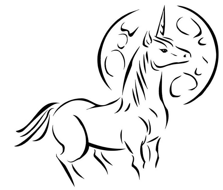 Coloring page: Unicorn (Characters) #19489 - Free Printable Coloring Pages