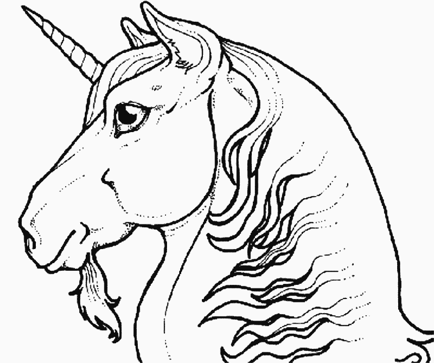 Coloring page: Unicorn (Characters) #19496 - Free Printable Coloring Pages