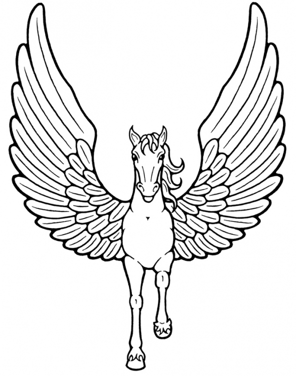 Coloring page: Unicorn (Characters) #19498 - Free Printable Coloring Pages
