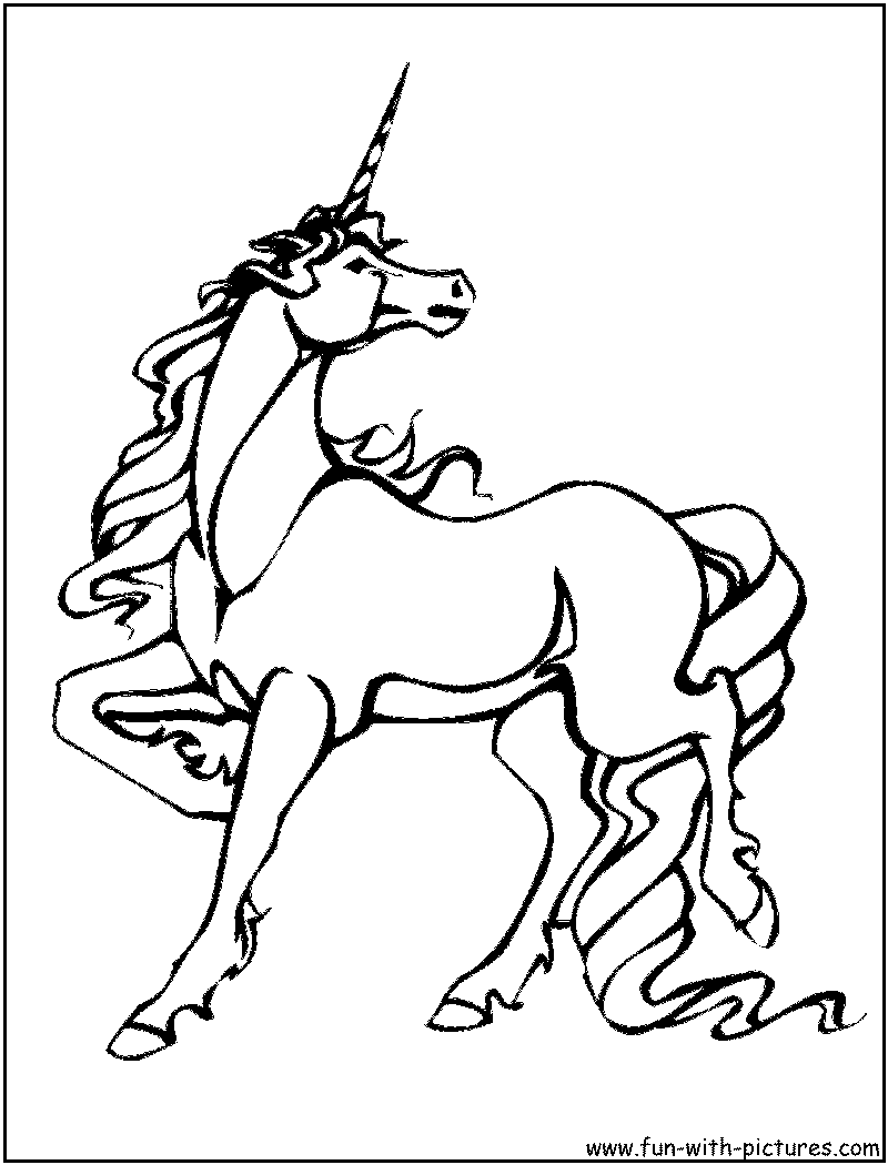 Coloring page: Unicorn (Characters) #19502 - Free Printable Coloring Pages