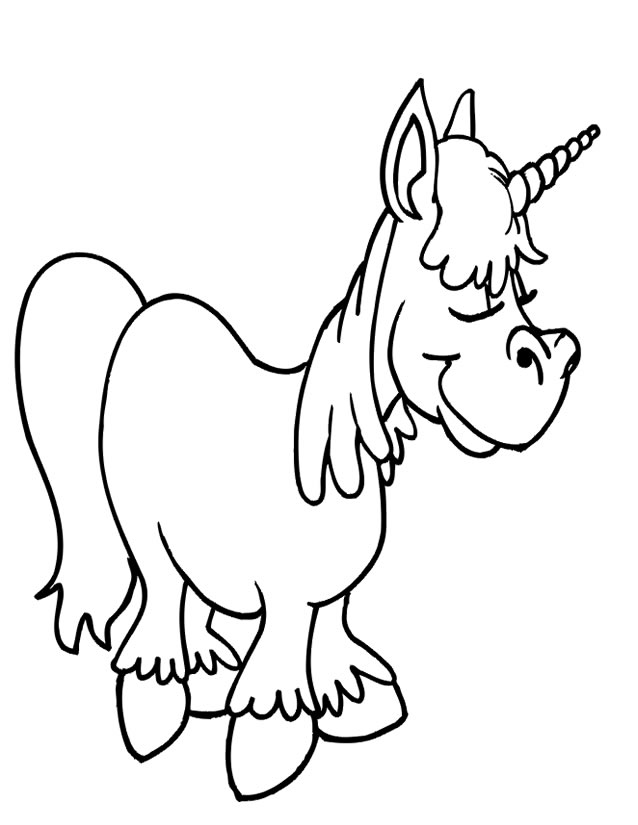 Coloring page: Unicorn (Characters) #19508 - Free Printable Coloring Pages