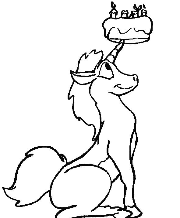 Coloring page: Unicorn (Characters) #19511 - Free Printable Coloring Pages