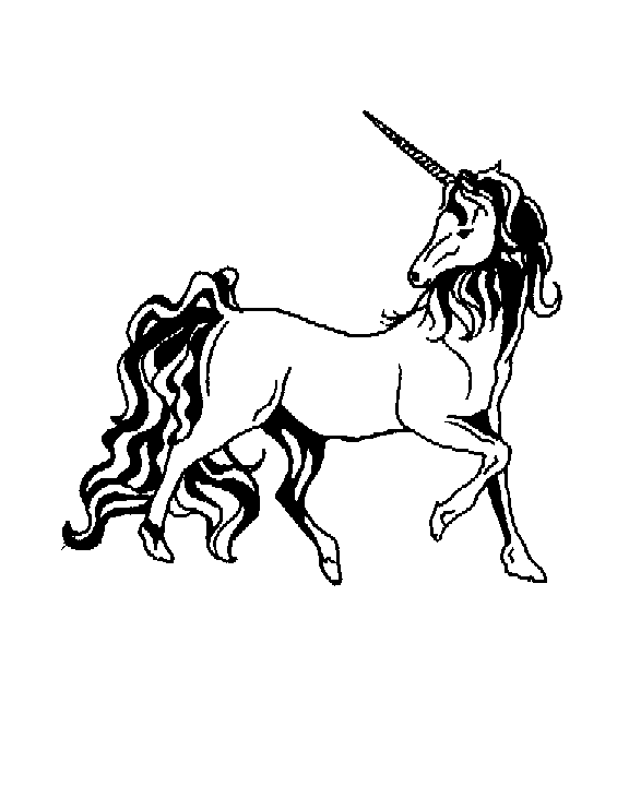 Coloring page: Unicorn (Characters) #19532 - Free Printable Coloring Pages