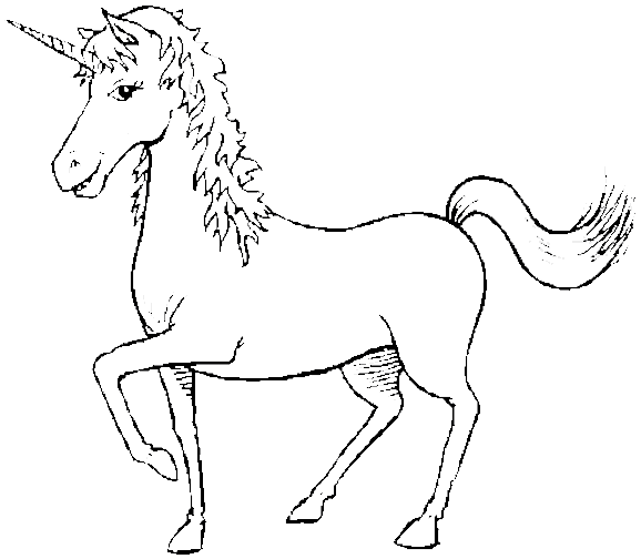 Coloring page: Unicorn (Characters) #19534 - Free Printable Coloring Pages