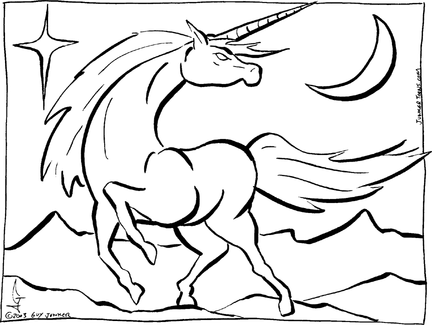 unicorn 19543 characters  printable coloring pages