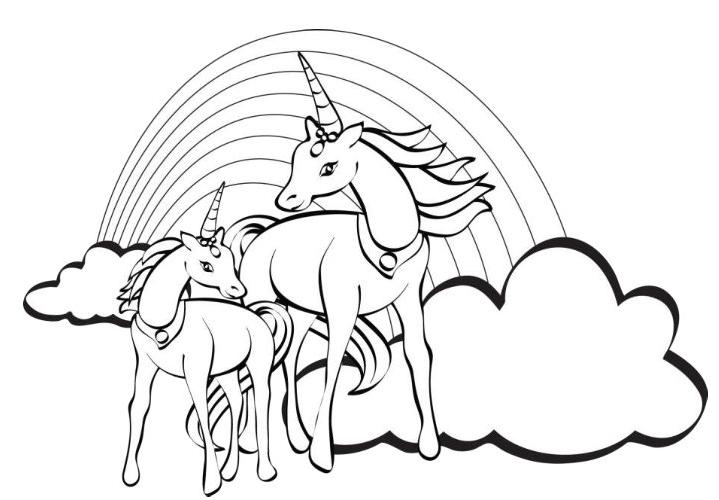 Coloring page: Unicorn (Characters) #19558 - Free Printable Coloring Pages