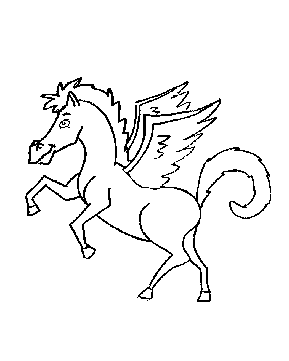 Coloring page: Unicorn (Characters) #19564 - Free Printable Coloring Pages