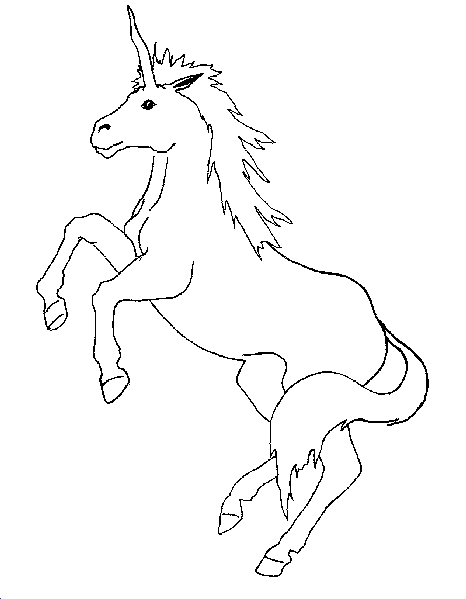 Coloring page: Unicorn (Characters) #19571 - Free Printable Coloring Pages