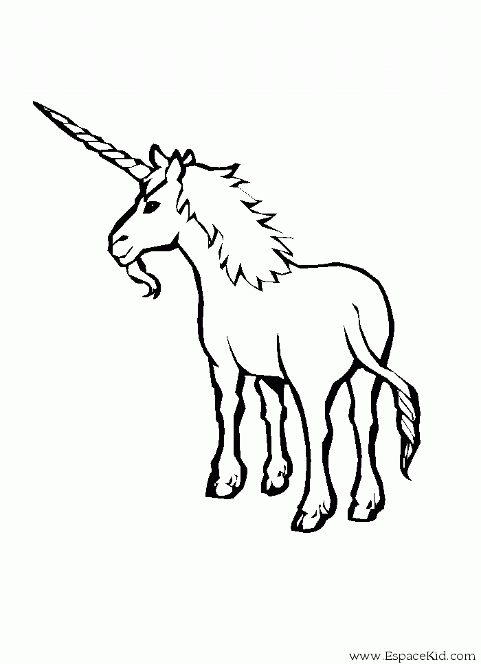 Coloring page: Unicorn (Characters) #19591 - Free Printable Coloring Pages