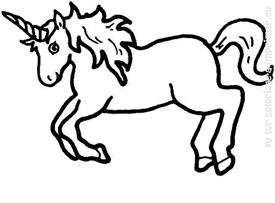 Coloring page: Unicorn (Characters) #19592 - Free Printable Coloring Pages